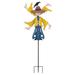 Regal Art & Gift Weather Resistant Metal People Garden Stake Metal in Blue/Green/Pink | 45 H x 22 W x 5 D in | Wayfair 13614