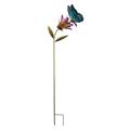 Regal Art & Gift Weather Resistant Metal Garden Stake Metal in Orange | 45 H x 16 W x 8.5 D in | Wayfair 13532