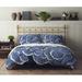 KAVKA DESIGNS TURKEY TAIL Collection Comforter Set Polyester/Polyfill/Microfiber in Blue/Navy | King Comforter + 2 King Pillowcases | Wayfair