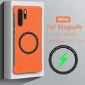 Coque arrière rigide magnétique sans cadre pour Huawei Magsafe Slim chargement sans fil P30 Pro