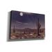 Foundry Select Desert Moon by Rick Berk - Wrapped Canvas Print Metal in Indigo | 26 H x 40 W x 1.5 D in | Wayfair CC33DC1C996042BD902FFCDCF01FD7BD