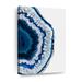 Ivy Bronx Blue Amethyst Crystal On Canvas Print Canvas in Black | 45 H x 30 W x 1.25 D in | Wayfair 13C672D804C740628567A981BB465DDF