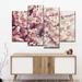 Red Barrel Studio® Delicate Cherry Blossoms On Canvas 4 Pieces Set redMetal | 32 H x 52 W x 1.25 D in | Wayfair C2FDC9156514403FADE48183522E5FFD