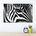 Dakota Fields Zebra Eye Wall Art Multi Piece Canvas Print On Canvas 3 Pieces Set Canvas in Gray/White | 36 H x 57 W x 1.25 D in | Wayfair