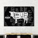 Rosalind Wheeler Beef Cut Chart On Canvas 3 Pieces Set Canvas in Black | 42 H x 65 W x 1.25 D in | Wayfair 03CEFF96AC8243E18328E7593B1B5208