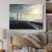 Ebern Designs Wind Turbines Whispers II - Wind Turbines Metal Wall Art Prints Metal in Black/Gray/White | 24 H x 1 D in | Wayfair