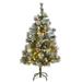The Holiday Aisle® 3.9' Lighted Artificial Christmas Tree, Metal | 11.8 D in | Wayfair 1A4D5D515083466D9750ADFD984C4041