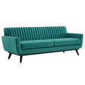 Engage Channel Tufted Performance Velvet Sofa - East End Imports EEI-5459-TEA