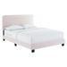 Celine Channel Tufted Performance Velvet Full Bed - East End Imports MOD-6331-PNK