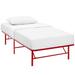 Horizon Twin Stainless Steel Bed Frame - East End Imports MOD-5427-RED