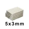 10/50/100/pz 5x3mm magnete al neodimio NdFeB rotondo Super potente forte magnete permanente imanes