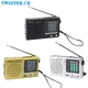 KK9 Weather Radio SW AM FM Portable Radio Battery Operated Longest Lasting Radio For Emergency