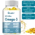 Bcuelov Omega-3 Fish Oil Rich In DHA and EPA improve Bad Mood relieve Stress strengthen The