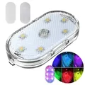 New Car LED Touch Lights luce interna Wireless luce magnetica per porta Auto lampada da soffitto per
