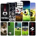 Fußball Fußball Design Softcase für Samsung Galaxy A52 A53 A54 A32 A34 A22 A24 A12 A14 Telefon