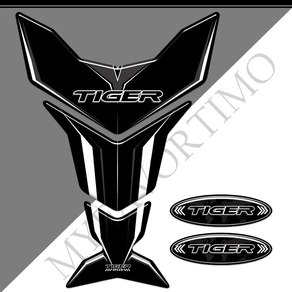 Adesivi Serbatoio Pad Per Triumph TIGER 800 900 1200 1050 Casco Tronco Bagagli Custodia In Alluminio Avventura Protezione Carenatura Parabrezza