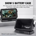Base batteria per Echo Show 5 1st/2nd Caricatore portatile per Echo Show 5 Supporto Batteria di backup ricaricabile Custodia Echo Show 5