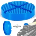 Auto blu Slica Gel Pads pavimento Jack ascensore Stand gomma scanalato telaio Rail adattatore per Toyota VW Ford KIA Hyundai Nissan Renault