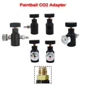 HPA Universal Co2 Air Filling Adaptor On/Off ASA Adapter W/Gauge of Maker Coil Remote Hose G1/2-14