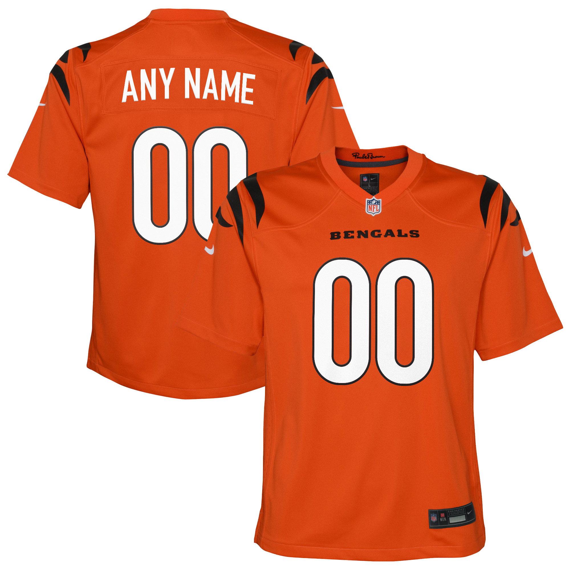 Cincinnati Bengals Nike Ausweichtrikot - Personalisiert - Jugendliche Image