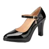 Kleine Größe 32-43 Lack leder Schuhe Frauen High Heels Frühling Mary Jane Plattform Pumps für Büro Hochzeit Tanz modell