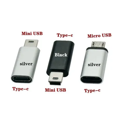 USB Typ C Zu Mini Micro USB Android Adapter Stecker Für Smartphone Tablet Micro Mini USB 5pin Stecker Typ C weibliche Konverter