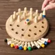 Children Kids Wooden Memory Match Stick Chess Game Fun Block Board Game Educational Color Cognitive