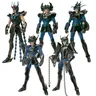19cm Anime Dark Saint Seiya Figure Phoenix Ikki Hyoga Seiya Shiryu Action Figures Toy PVC Box Figure