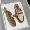 Comemore Bequeme und elegante Damenschuhe, Damen-Hausschuhe, 2025, flache Oberbekleidung, Lazy Slides, Flip-Flops, Pantoletten, Damenmode