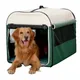 Green Kennel Warm Large House Summer Dog Cage With Breathable Mesh Indoor Outdoor Portable And