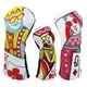 Kings and queens and knights Golf Club Wood Headcovers Driver Fairway Woods Hybrid Cover Golf club