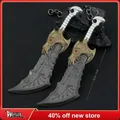 God of War Blades of Exile Kratos Keychain Weapon Game Level Full Weapon Anime Sword Ornament Doll