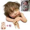 20 Zoll lebensecht bereits gemalt bebe wieder geborene Puppe Kit Laura mit Haar transplantation