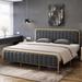 Velvet Upholstered Platform Bed