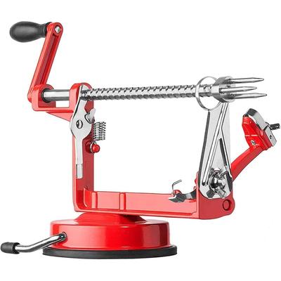 Red Fruit Peeler with Stainless Steel Blades