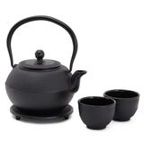 Cast Iron Tea Kettle Set 1200ml with Trivet