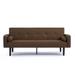 Futon Sofa Bed Convertible Couch Bed with Armrests Modern Living Room Linen Sofa Bed Folding Recliner Futon Couch Sleeper Set