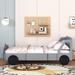 Full Size Car-Shaped Platform Bed