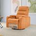 Manual Recline Chairs Swivel Rocking Recliner Sofa w/USB Ports