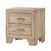 Ruston Natural 2-Drawer Nightstand