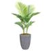 Vintage Home Artificial Faux 55 In. Tall Real Touch Palm Tree - Green
