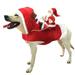 Lemulegu Santa Dog Costume - Festive Pet Cosplay for Dogs and Cats