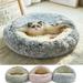 amlbb Oval Cuddler Pet Bed Dog Round Pet Winter Warm Sleeping Bag Long Plush Soft Pet Bed Calming Bed Pet Bed for Dogs