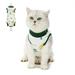 Cat Surgical Recovery Suit After Surgery Wear Pajama Suit Home Indoor Pets Clothing(Avocado) - S
