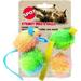 [Pack of 3] Spot Stringy Mice and Balls Catnip Cat Toys 4 count