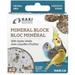 [Pack of 3] HARI Oyster Shell Mineral Block for Small Birds 1.4 oz