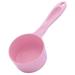 Plastic Pet Food Scoop Measuring Cups and Spoons for Dog Cat and Bird Food Size M (Pink)