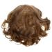 Women Blonde Hair Short Curly Wig Big Wavy Wig for Daily Party Decoration