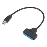 HOMEMAXS SATA to USB Hard Drive Cable USB 3.0 Transmission Easy Drive Line USB SATA Adapter for 2.5 1.8 HDD Drives (Black)