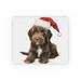 DistinctInk Mouse Pad - 1/4 Foam Rubber - Wirehaired Pointing Griffon Puppy Drawing